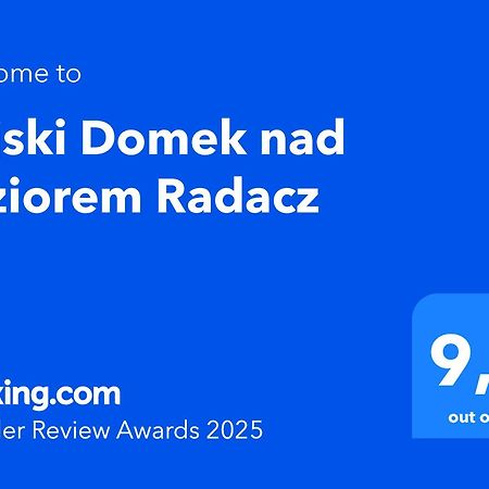 Вілла Rajski Domek Nad Jeziorem Radacz Борне-Суліново Екстер'єр фото